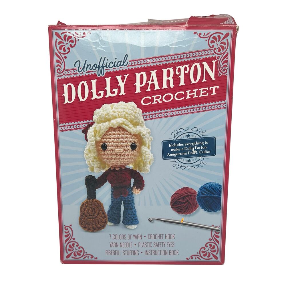Unofficial Dolly Parton Craft DIY Crochet Kit by Chartwell Books
